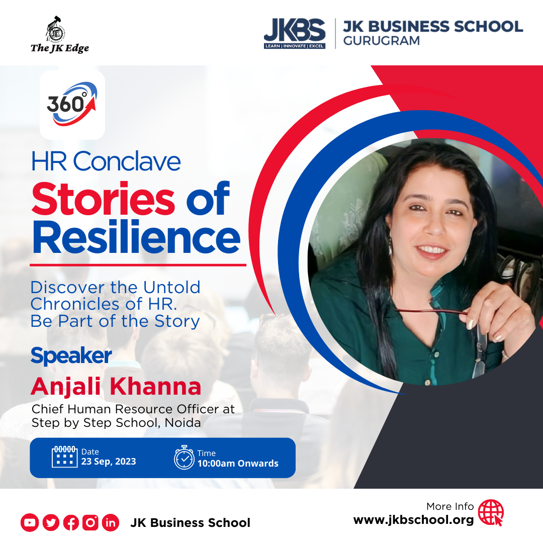 Speaker Announcement: JKBS HR Conclave 2023 with Anjali Khanna