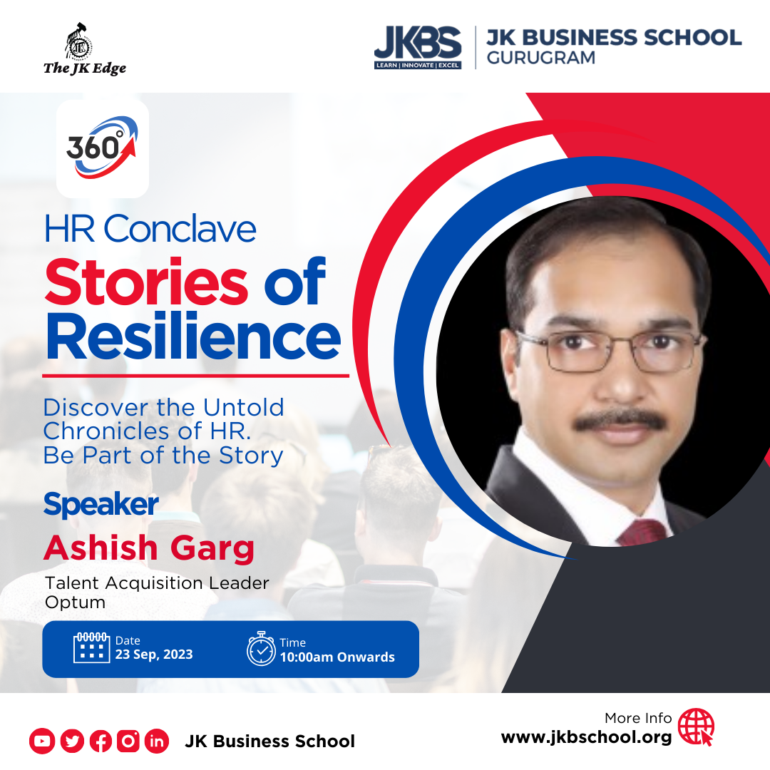 Speaker Announcement: JKBS HR Conclave 2023 with Ashish Garg