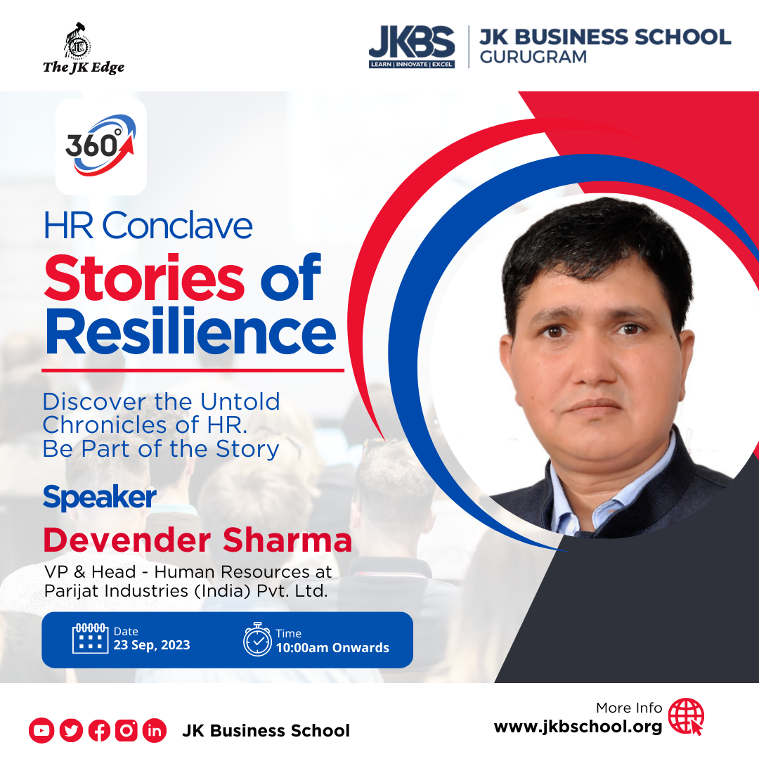 Speaker Announcement: JKBS HR Conclave 2023 with Devender Sharma