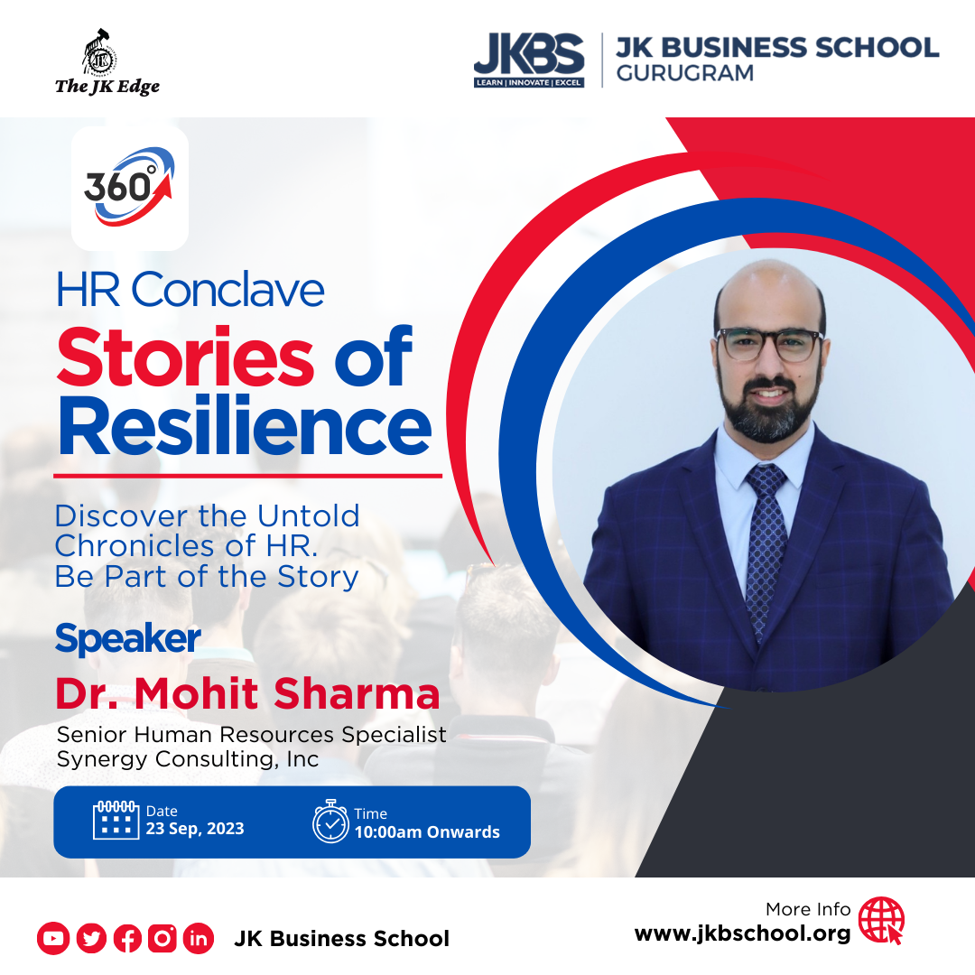 Speaker Announcement: JKBS HR Conclave 2023 with Mohit Sharma