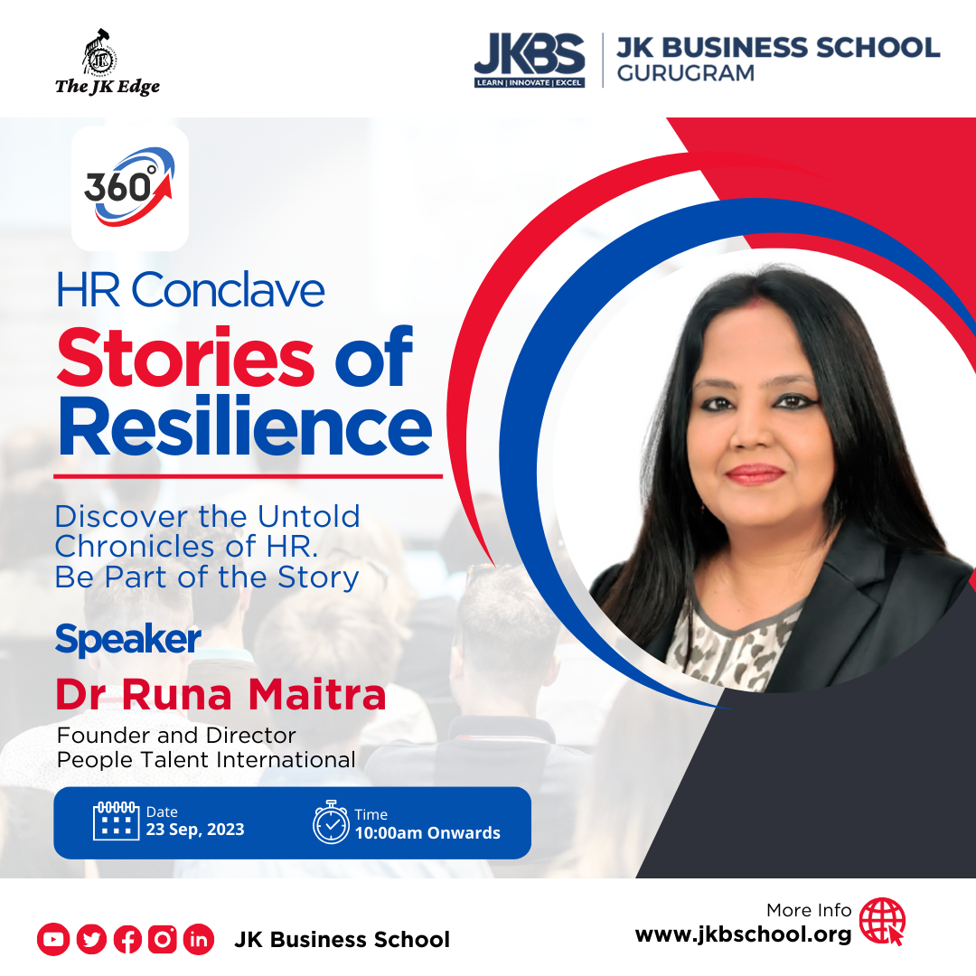 Speaker Announcement: JKBS HR Conclave 2023 with Runa Maitra