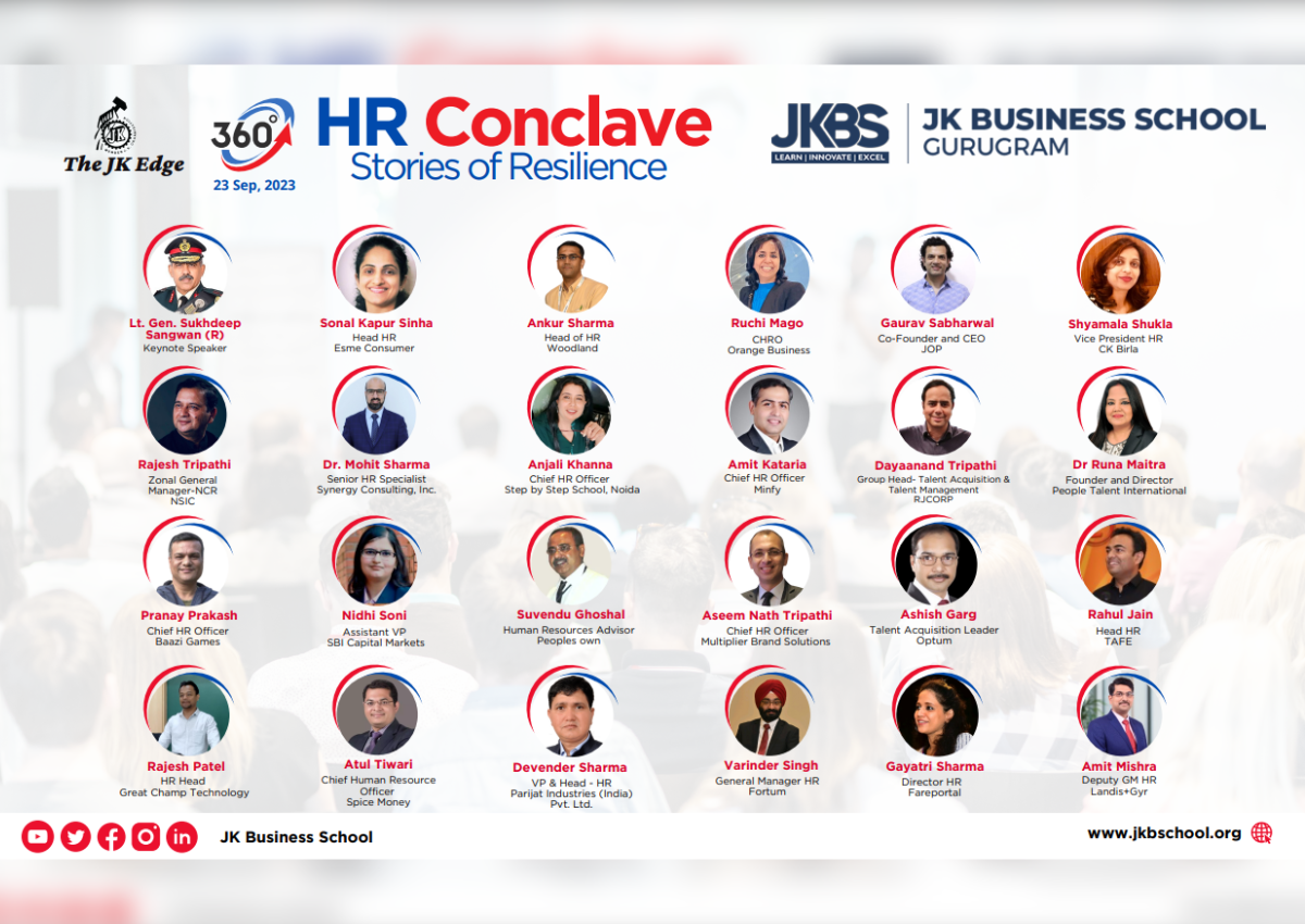 JK Business School’s HR Conclave 2023: A Deep Dive into ‘Stories of Resilience