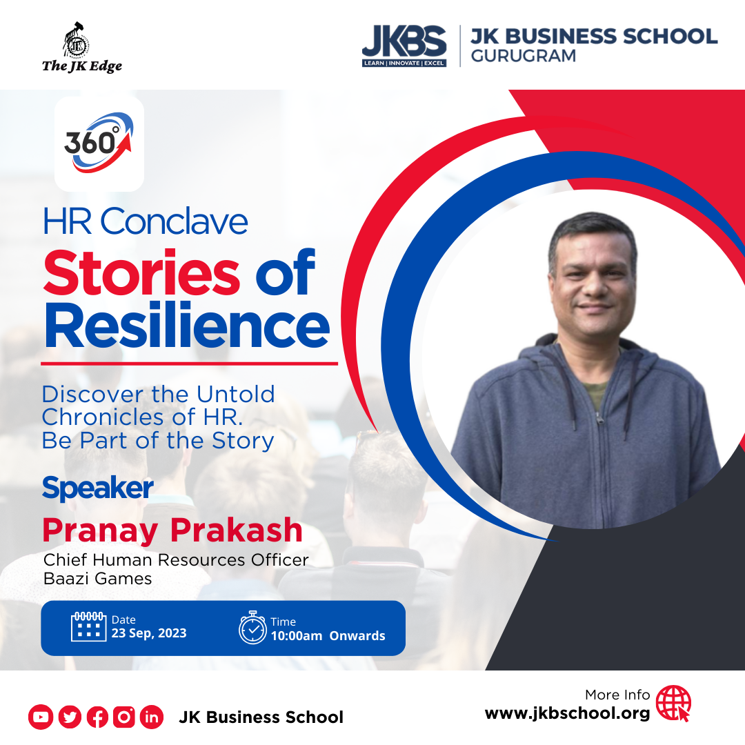 Speaker Announcement: JKBS HR Conclave 2023 with Pranay Prakash