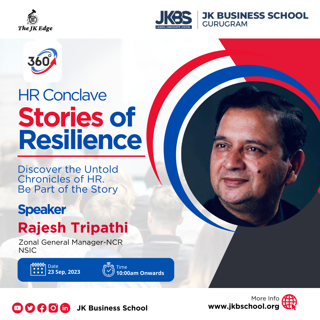 Speaker Announcement: JKBS HR Conclave 2023 with Rajesh Tripathia
