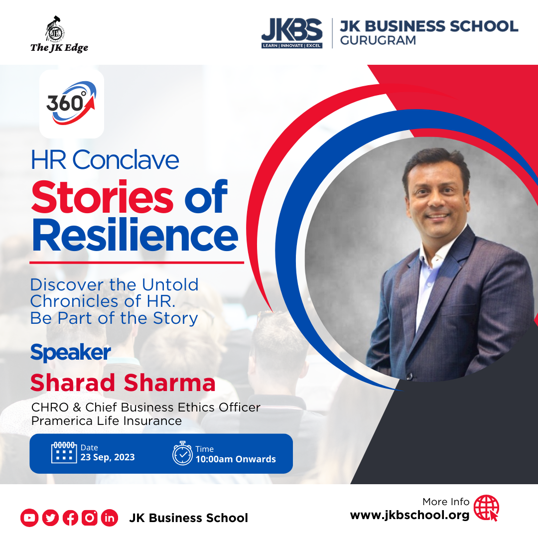 Speaker Announcement: JKBS HR Conclave 2023 with Sharad Sharma