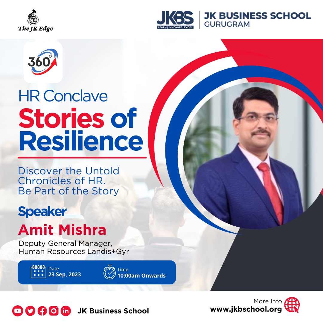 Speaker Announcement: JKBS HR Conclave 2023 with Amit Mishra