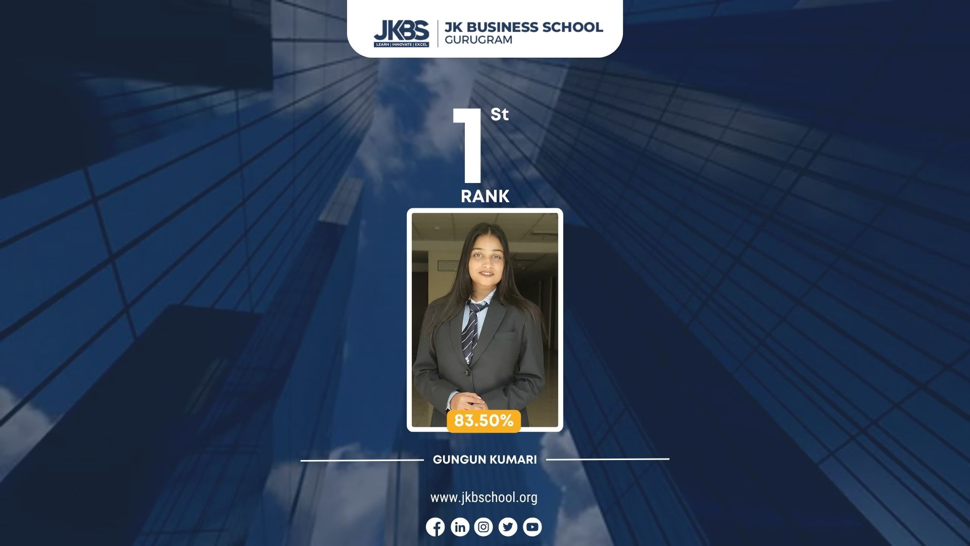 Gungun Kumari: Charting the Course to Excellence at JK Business School