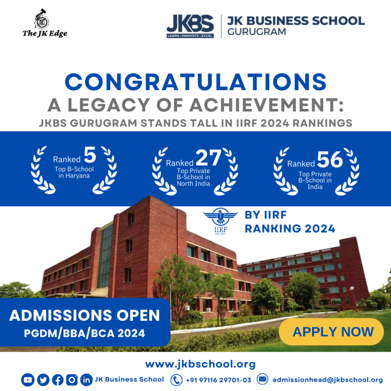 best business school in Delhi NCR with our remarkable IIRF 2024 rankings