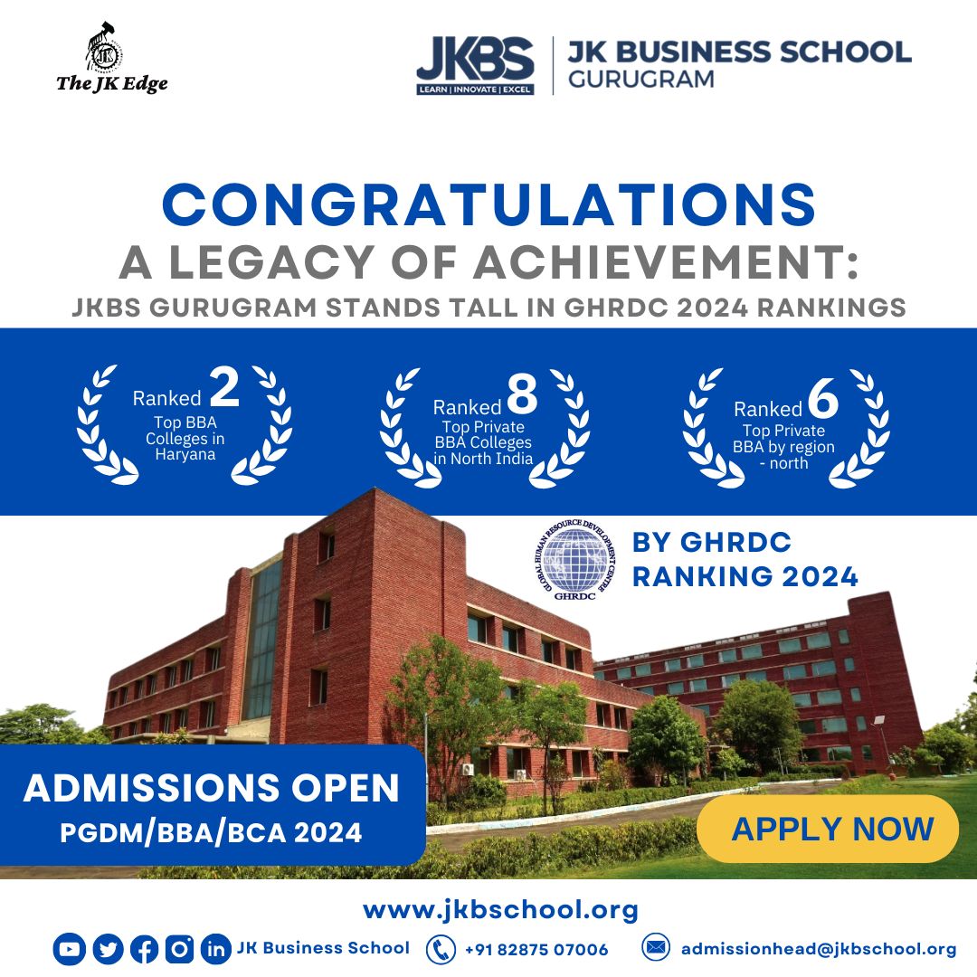 JK Business School: Among the Best BBA Colleges in Delhi NCR – A Beacon of Excellence