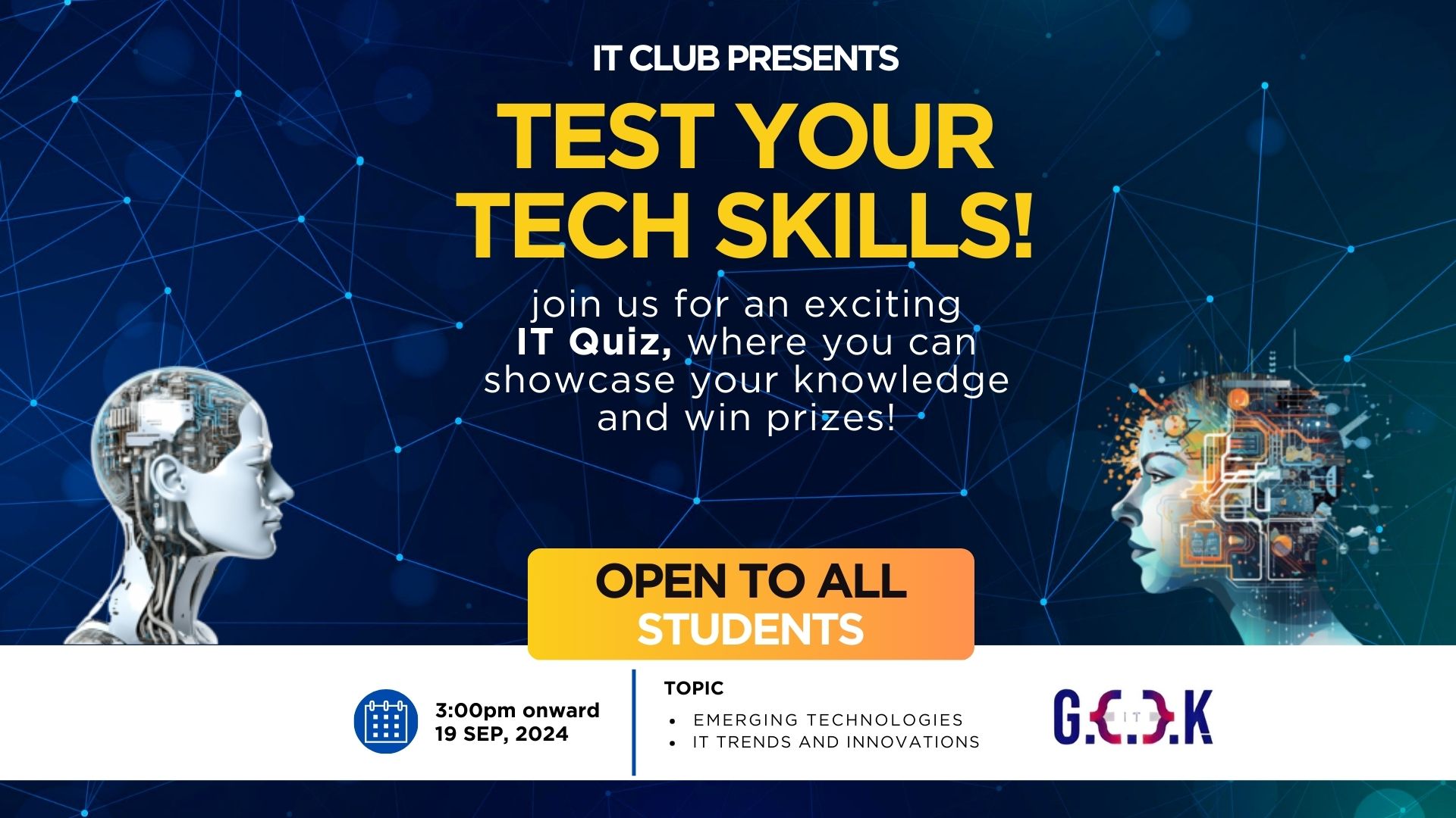 Celebrating Tech Innovation at JK Business School's IT Quiz