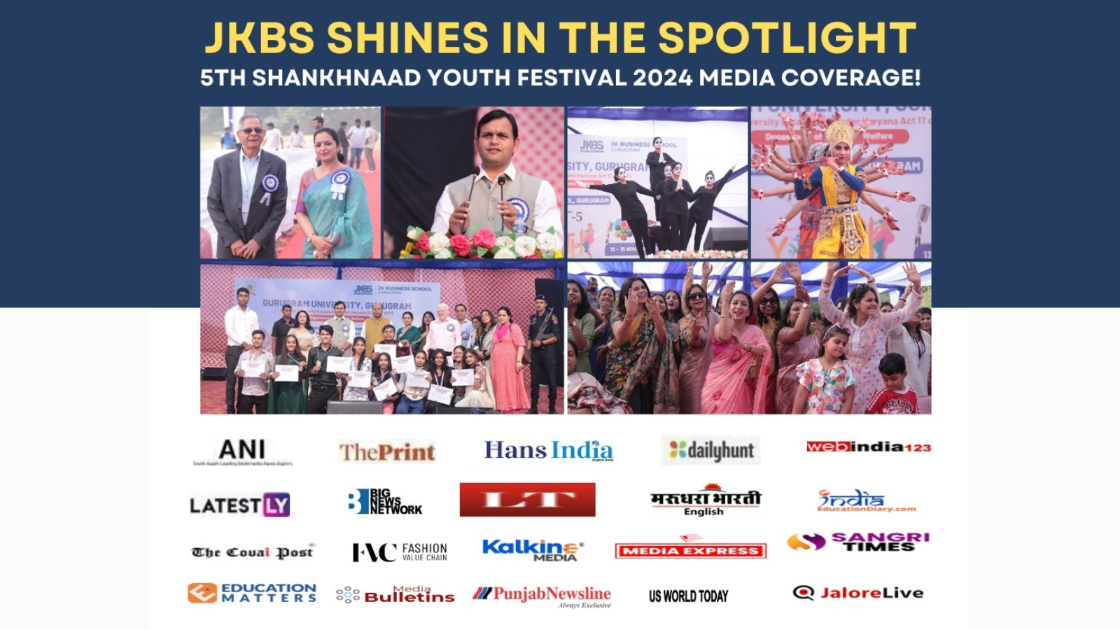 JKBS Shines in the Spotlight: 5th Shankhnaad Youth Festival 2024