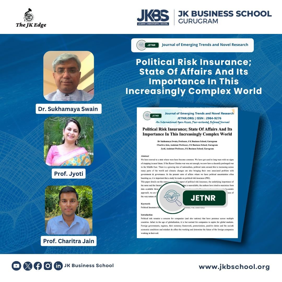 Faculty Research on Political Risk Insurance Published in JETNR