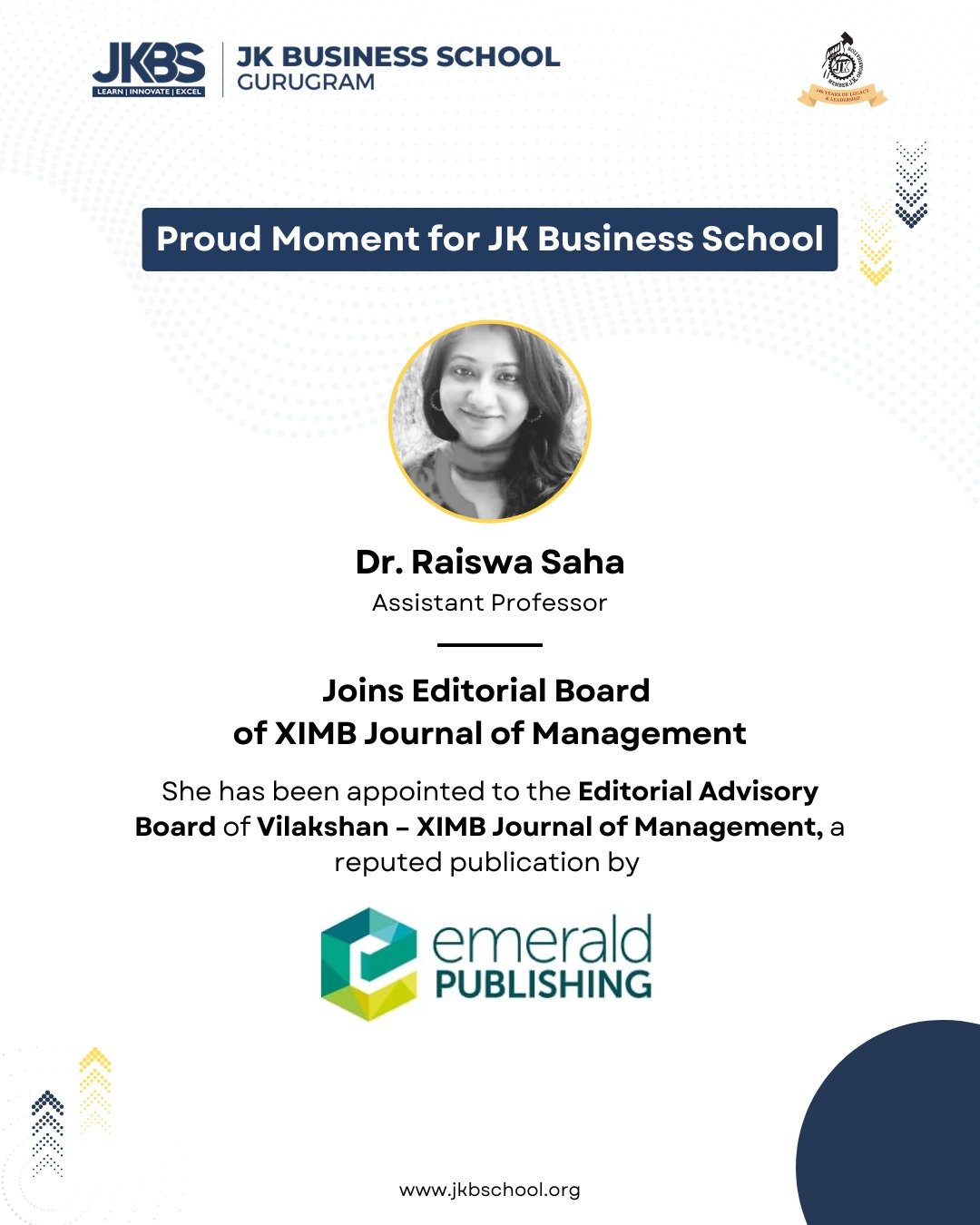 Editorial Appointment with Emerald Publishing