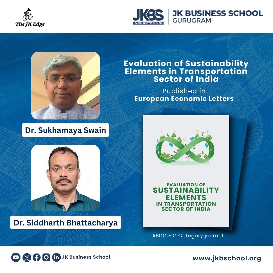 Research on Sustainability in Transportation Published in European Economic Letters