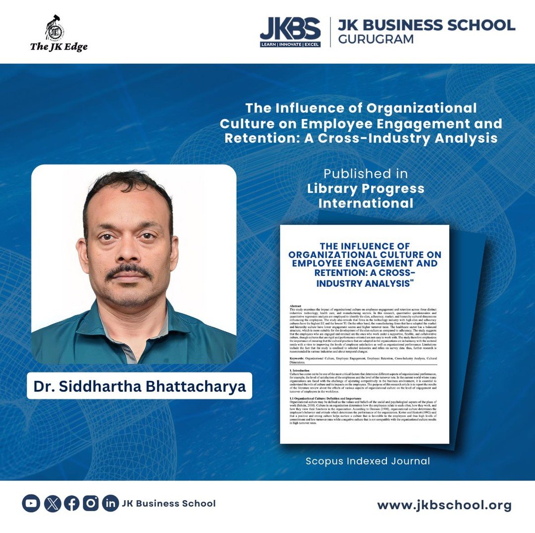 Research on Organizational Culture & Engagement Published in Scopus-Indexed Journal
