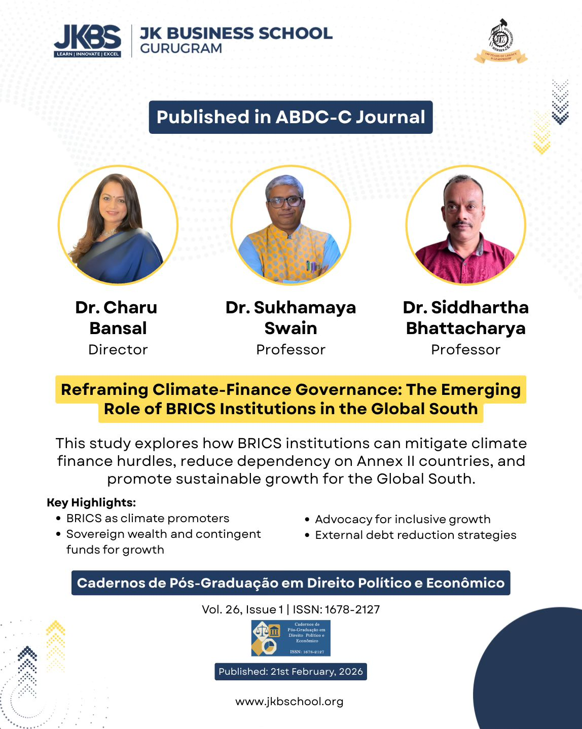 Climate Finance Governance and the Role of BRICS Institutions