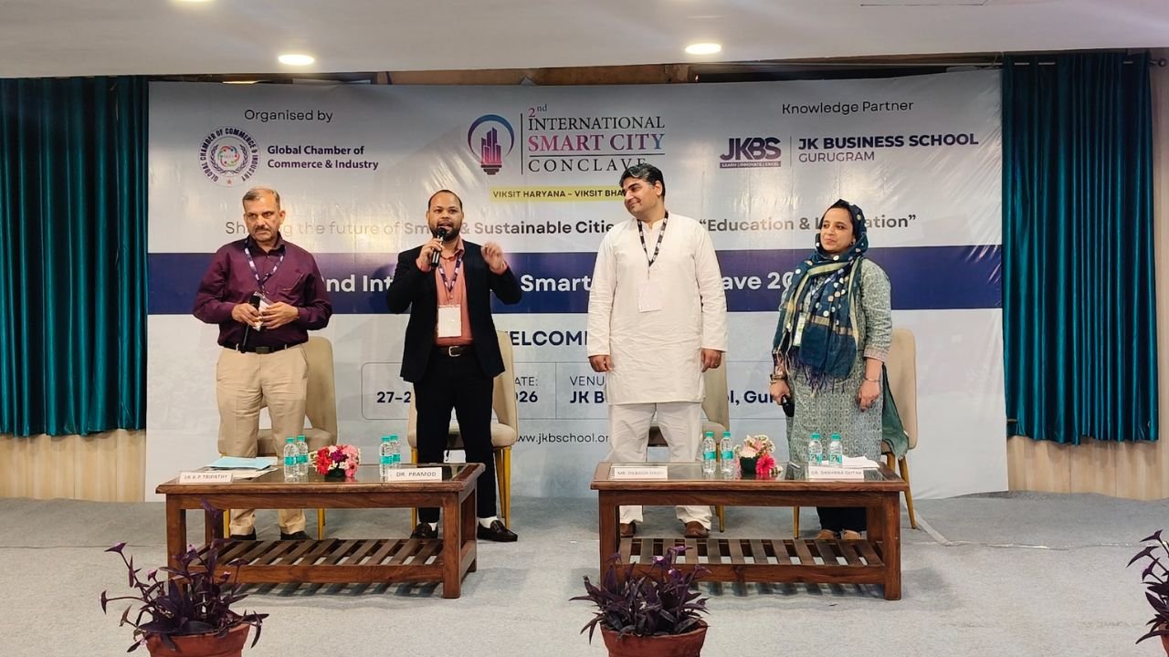 2nd International Smart City Conclave 2026 at JK Business School Gurugram Shaping the Future of Smart Sustainable Cities 24 - JK Business School Gurugram | Top PGDM College in Delhi NCR 2nd International Smart City Conclave 2026 at JK Business School Gurugram Shaping the Future of Smart Sustainable Cities 24