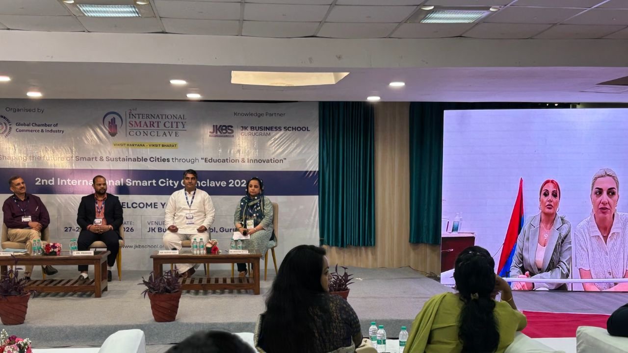 2nd International Smart City Conclave 2026 at JK Business School Gurugram Shaping the Future of Smart Sustainable Cities 25 - JK Business School Gurugram | Top PGDM College in Delhi NCR 2nd International Smart City Conclave 2026 at JK Business School Gurugram Shaping the Future of Smart Sustainable Cities 25