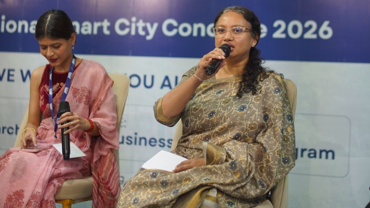 At the 2nd International Smart City Conclave 2026, hosted at JK Business School, Gurugram (JKBS), thought leaders, policymakers, and industry experts came together to discuss one of the most critical themes shaping modern India: Smart Cities and Sustainable Urban Development. Session 1, titled “Smart Cities, Sustainable Futures: Assessing India’s Urban Transformation Journey”, set the tone for the conclave by focusing on how innovation, governance, and sustainability are driving urban transformation across the country. Held on 27th March 2026, the session brought together a diverse panel of experts who shared practical insights, industry perspectives, and forward-looking ideas. Distinguished Speakers The session featured an accomplished panel of leaders from industry and academia: Dr. Sushil Aggarwal, Chairman, Avro Recycling Ltd Mr. Kalpesh Amin, Burlington English Dr. Lata Rani, Associate Professor, DSEU Ms. Ruma Batheja, Partner, Knowledgetics Research Mr. Rajarshi Banerjee, Chief Business Officer – Banking, LeadsConnect Mr. Sushil Dubey, CEO, Urja Global Limited Dr. Renu Singh, Sr. Trainer, Fintech, ISDC Global Dr. Sukhamaya Swain, Professor, JK Business School, Gurugram Each speaker brought a unique perspective, ranging from policy frameworks and financial ecosystems to sustainability practices and digital transformation in urban development. Key Discussion Highlights The session explored how India’s cities are evolving through: 1. Innovation-led Urban Development Speakers emphasized the role of technology, digital infrastructure, and smart governance systems in transforming urban spaces into efficient, citizen-centric ecosystems. 2. Sustainability as a Core Strategy Sustainable practices are no longer optional. The discussion highlighted how environmental responsibility is becoming central to urban planning, energy use, and infrastructure development. 3. Governance and Policy Integration Strong collaboration between government bodies, private sector players, and academic institutions is essential to drive scalable and impactful urban solutions. 4. Financial and Digital Ecosystems The role of fintech, data-driven decision-making, and investment frameworks was highlighted as a key enabler for smart city initiatives. Impactful Conversations and Insights From keynote perspectives to engaging panel discussions, the session provided a comprehensive view of how India’s urban future is being shaped by innovation, leadership, and sustainability-driven thinking. It also reinforced the importance of platforms like the International Smart City Conclave in fostering dialogue between academia and industry, aligning perfectly with JK Business School, Gurugram’s commitment to industry-integrated learning. The JKBS Edge At JK Business School, Gurugram, such initiatives reflect the institution’s focus on preparing students for real-world challenges. Through conclaves, industry interactions, and experiential learning, JKBS continues to build future-ready leaders equipped to contribute to evolving sectors like smart infrastructure, sustainability, and digital transformation. Backed by the 140+ years legacy of the JK Organisation, JKBS stands as The perfect Eco-Centre of Success, bridging academic excellence with industry relevance. Conclusion Session 1 of the conclave successfully laid the foundation for deeper discussions by addressing critical questions around urban transformation. It highlighted a clear message: The future of cities lies at the intersection of innovation, sustainability, and collaborative leadership. At the 2nd International Smart City Conclave 2026, hosted at JK Business School, Gurugram (JKBS), thought leaders, policymakers, and industry experts came together to discuss one of the most critical themes shaping modern India: Smart Cities and Sustainable Urban Development. Session 1, titled “Smart Cities, Sustainable Futures: Assessing India’s Urban Transformation Journey”, set the tone for the conclave by focusing on how innovation, governance, and sustainability are driving urban transformation across the country. Held on 27th March 2026, the session brought together a diverse panel of experts who shared practical insights, industry perspectives, and forward-looking ideas. Distinguished Speakers The session featured an accomplished panel of leaders from industry and academia: Dr. Sushil Aggarwal, Chairman, Avro Recycling Ltd Mr. Kalpesh Amin, Burlington English Dr. Lata Rani, Associate Professor, DSEU Ms. Ruma Batheja, Partner, Knowledgetics Research Mr. Rajarshi Banerjee, Chief Business Officer – Banking, LeadsConnect Mr. Sushil Dubey, CEO, Urja Global Limited Dr. Renu Singh, Sr. Trainer, Fintech, ISDC Global Dr. Sukhamaya Swain, Professor, JK Business School, Gurugram Each speaker brought a unique perspective, ranging from policy frameworks and financial ecosystems to sustainability practices and digital transformation in urban development. Key Discussion Highlights The session explored how India’s cities are evolving through: 1. Innovation-led Urban Development Speakers emphasized the role of technology, digital infrastructure, and smart governance systems in transforming urban spaces into efficient, citizen-centric ecosystems. 2. Sustainability as a Core Strategy Sustainable practices are no longer optional. The discussion highlighted how environmental responsibility is becoming central to urban planning, energy use, and infrastructure development. 3. Governance and Policy Integration Strong collaboration between government bodies, private sector players, and academic institutions is essential to drive scalable and impactful urban solutions. 4. Financial and Digital Ecosystems The role of fintech, data-driven decision-making, and investment frameworks was highlighted as a key enabler for smart city initiatives. Impactful Conversations and Insights From keynote perspectives to engaging panel discussions, the session provided a comprehensive view of how India’s urban future is being shaped by innovation, leadership, and sustainability-driven thinking. It also reinforced the importance of platforms like the International Smart City Conclave in fostering dialogue between academia and industry, aligning perfectly with JK Business School, Gurugram’s commitment to industry-integrated learning. The JKBS Edge At JK Business School, Gurugram, such initiatives reflect the institution’s focus on preparing students for real-world challenges. Through conclaves, industry interactions, and experiential learning, JKBS continues to build future-ready leaders equipped to contribute to evolving sectors like smart infrastructure, sustainability, and digital transformation. Backed by the 140+ years legacy of the JK Organisation, JKBS stands as The perfect Eco-Centre of Success, bridging academic excellence with industry relevance. Conclusion Session 1 of the conclave successfully laid the foundation for deeper discussions by addressing critical questions around urban transformation. It highlighted a clear message: The future of cities lies at the intersection of innovation, sustainability, and collaborative leadership.