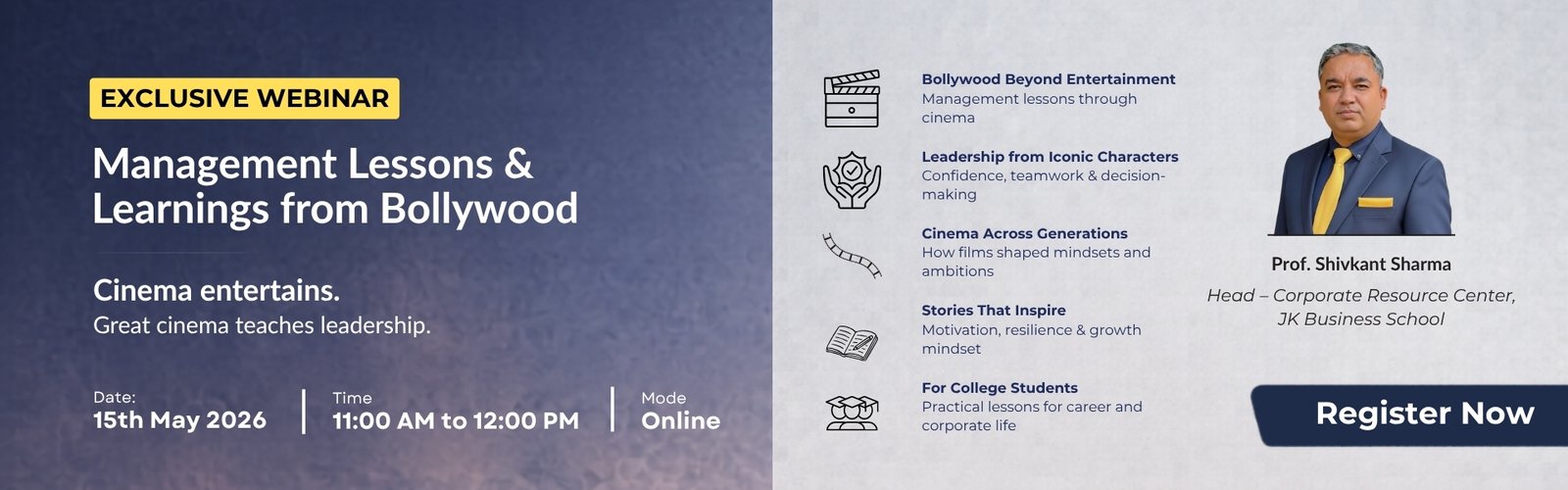 Exclusive webinar management lessons and learning from bollywood