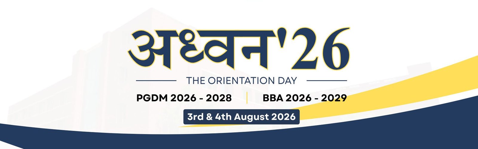 Adhvan 2026 The Orientation Day