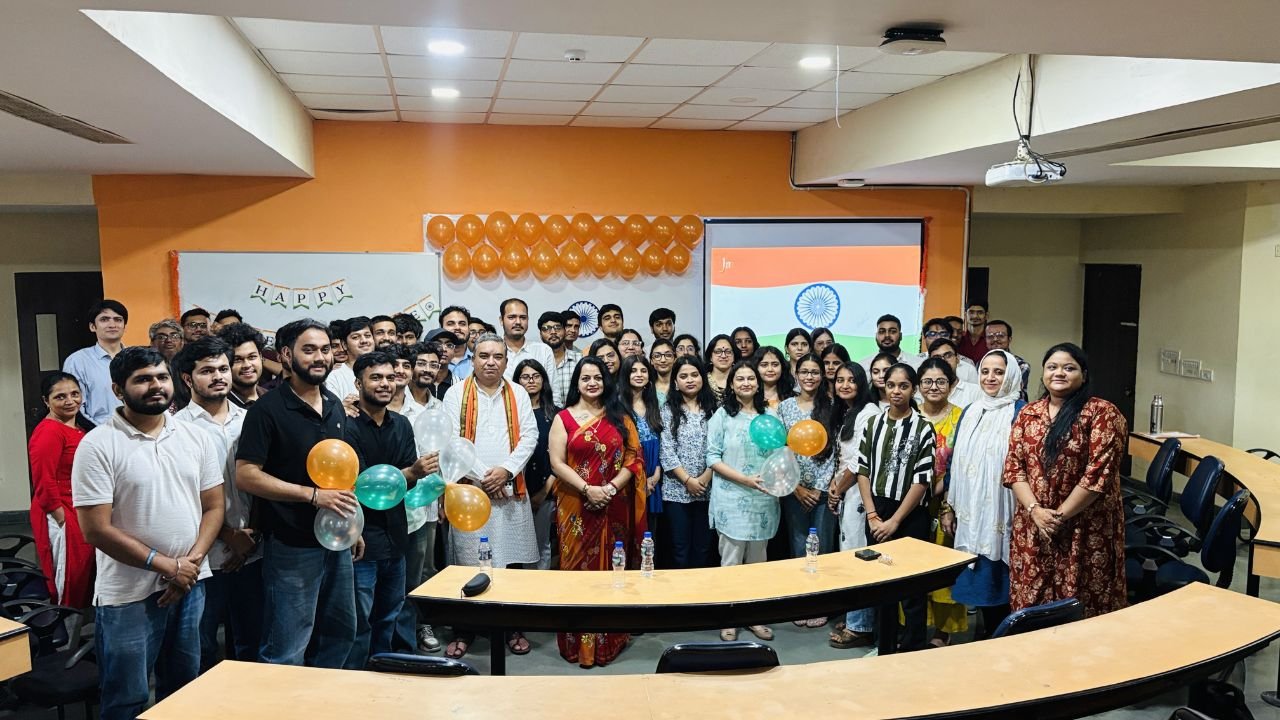 independence day 2026 jk business school gurugram flag hoisting 8 - JK Business School Gurugram | Top PGDM College in Delhi NCR independence day 2026 jk business school gurugram flag hoisting 8