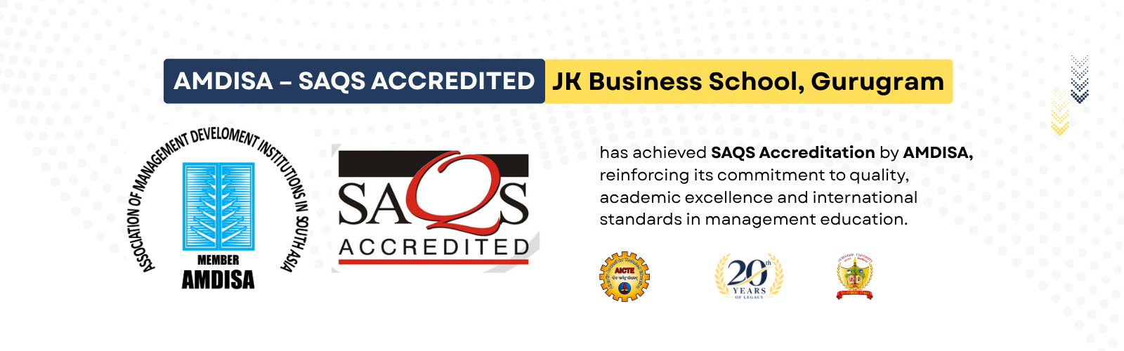 AMDISA SAQS ACCREDITED